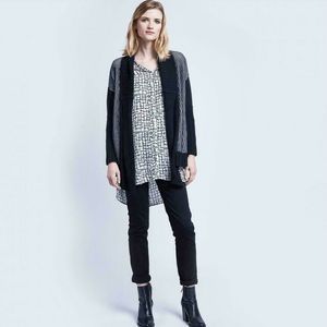 Barbour Lotte Cardigan Sweater Wool Blend